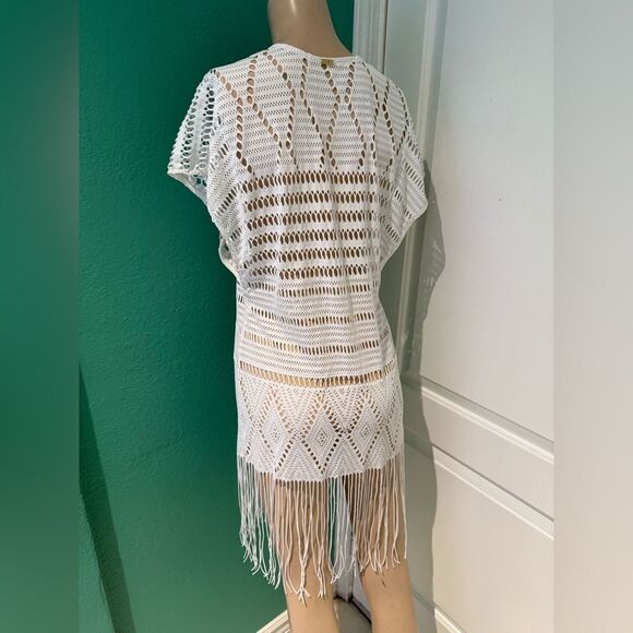 Beach Bunny White Crochet Swim Coverup - Picture 2 of 6